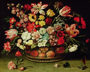 Panier de fleurs